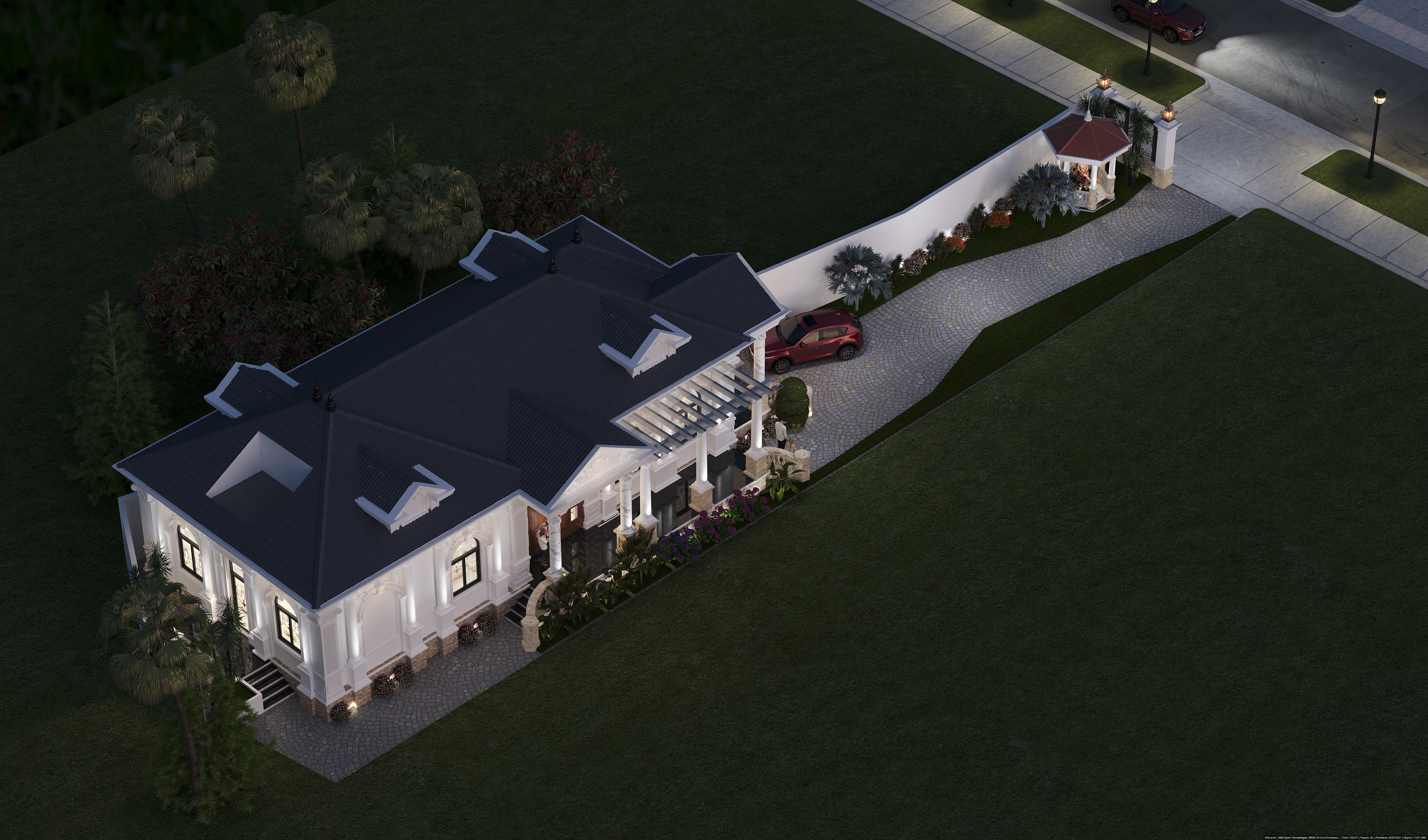 MẪU NHÀ CẤP 4 MÁI NHẬT 8.6X21M BẾN TRE: THIẾT KẾ TỐI ƯU TIỆN NGHI